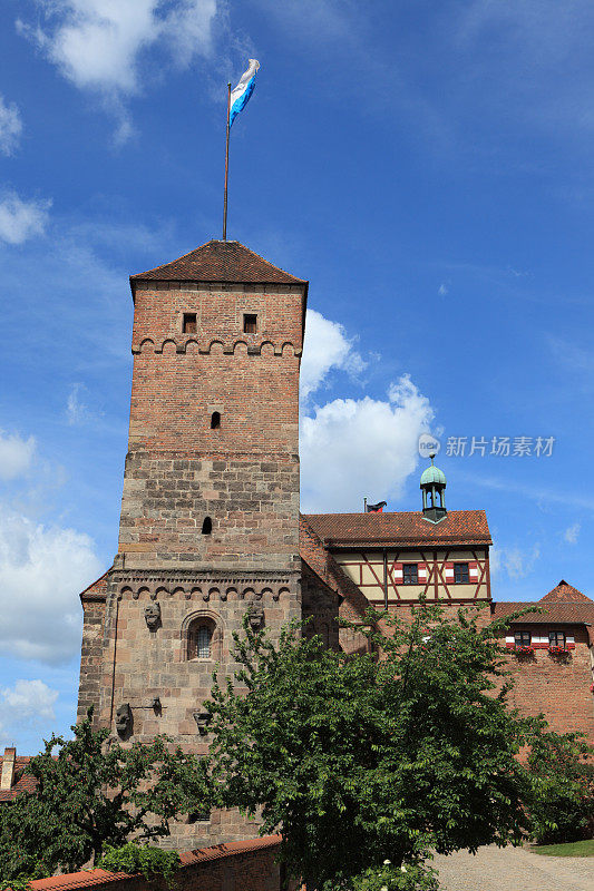 纽伦堡城堡- Nürnberger堡，德国